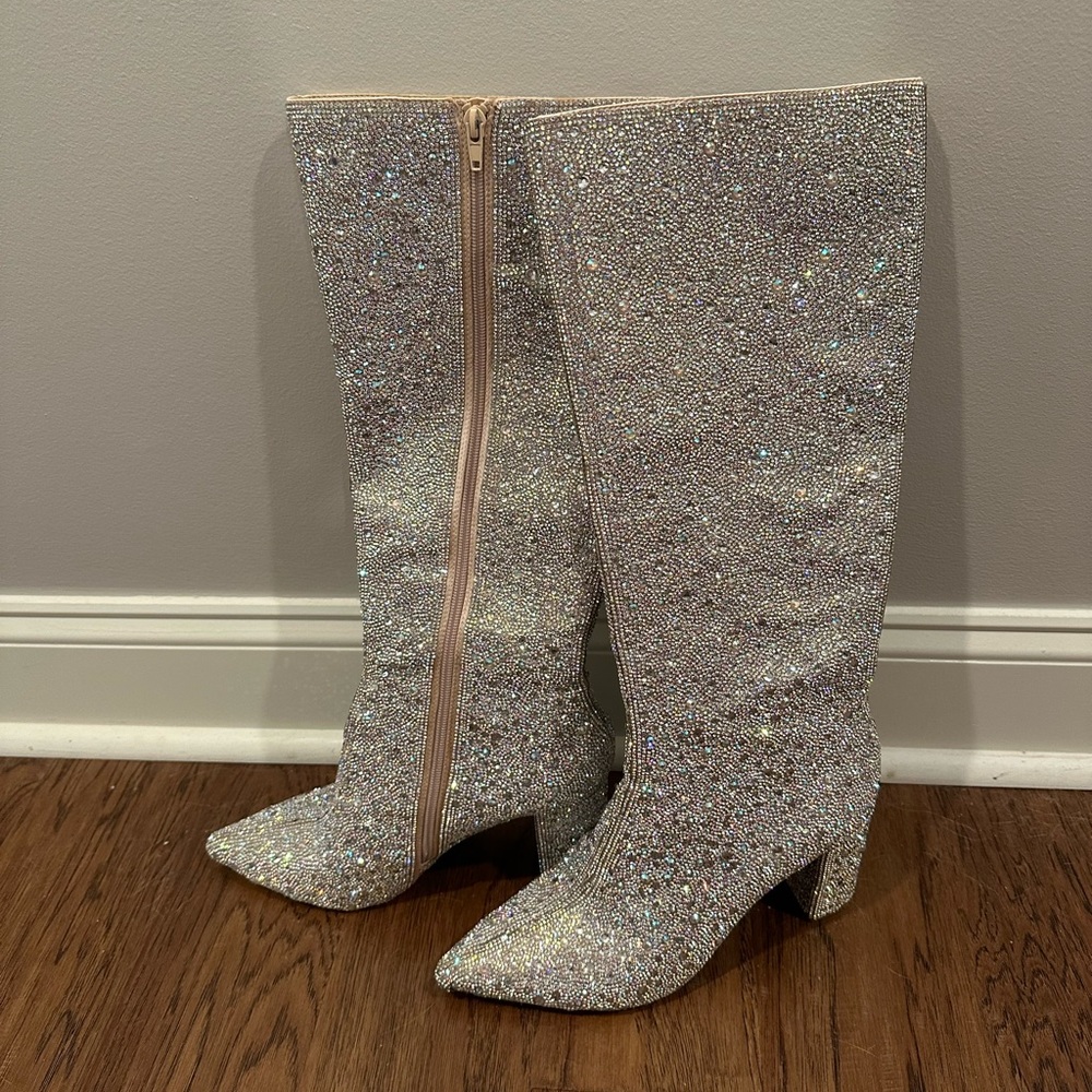 Betsy Johnson Rinestone Boots